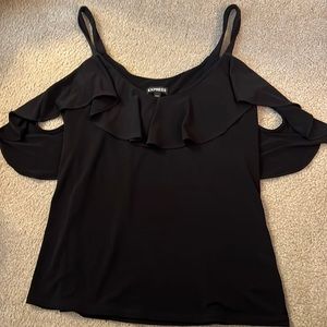 EXPRESS BLOUSE—SIZE SM—BLACK